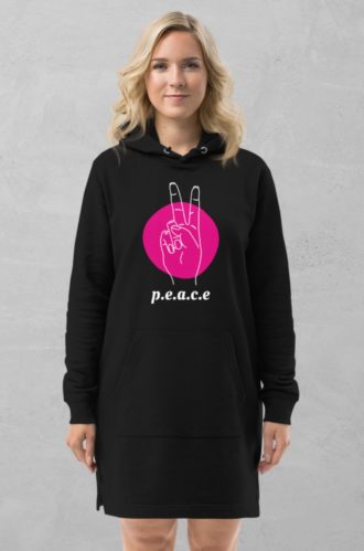 Peace Hoodie Dress