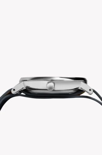 Timex Unisex Gray Leather Watch, White Dial | Tw2p91300